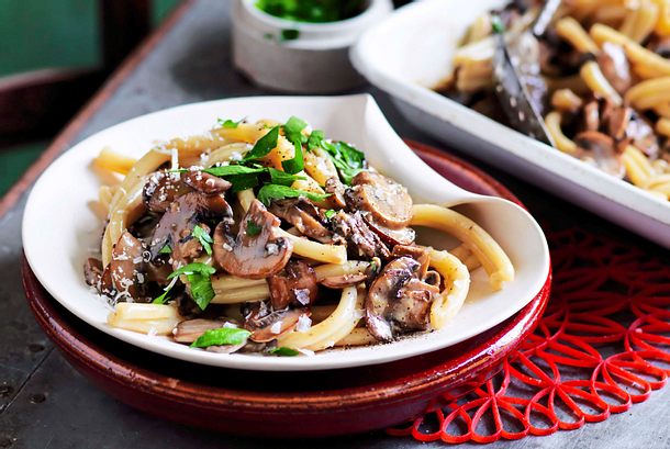 casarecce due funghi rezept
