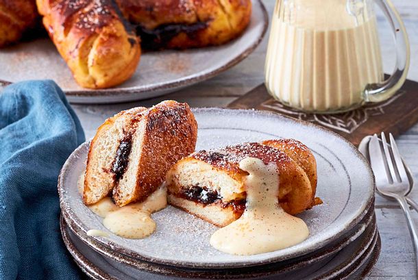Die sind ja süß Milchbrötchen-Arme-Ritter Rezept Die sind ja süß Milchbrötchen-Arme-Ritter Rezept