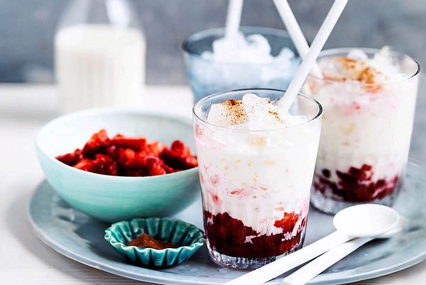Erdbeer-Frappé mit einem Hauch Zimt Rezept Erdbeer-Frappé mit einem Hauch Zimt Rezept
