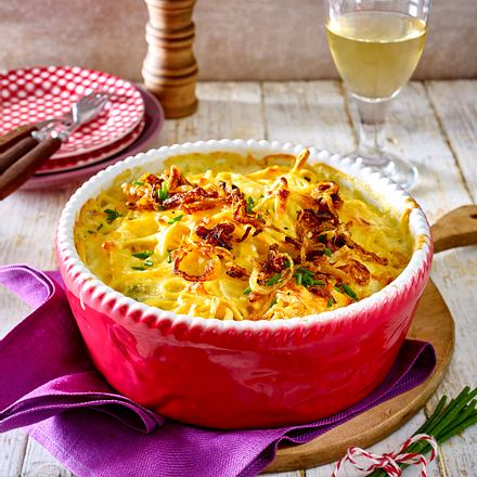 Käsespätzle-Gratin Rezept Käsespätzle-Gratin Rezept