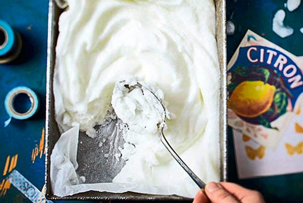 fluffiges erfrischendes zitronensorbet Rezept