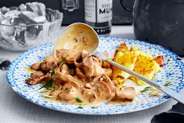 Geschnetzeltes Zürcher Art Rezept