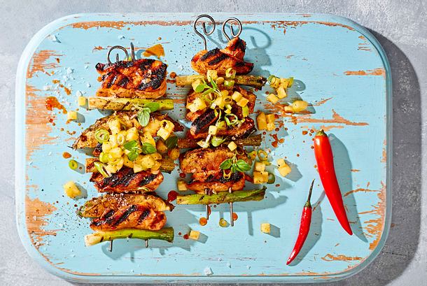 Hähnchen-Schaschlik-Spiesse Rezept