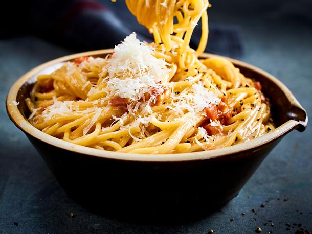 Klassische Spaghetti Carbonara Rezept Klassische Spaghetti Carbonara Rezept
