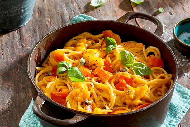 one-pot-kürbis-spaghetti Rezept