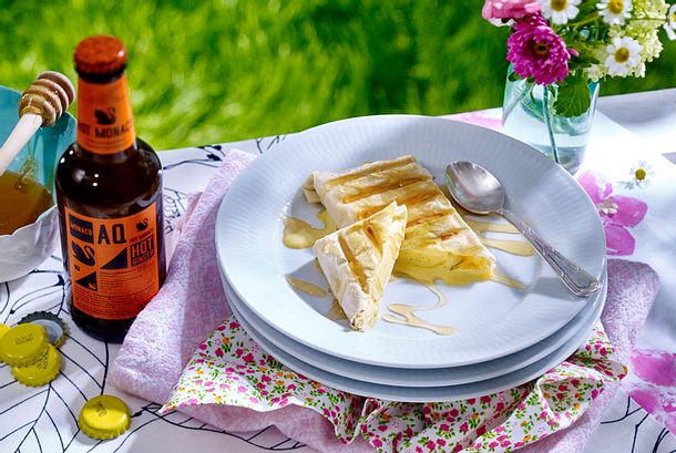 Vanilleeis in Yufkateig Rezept Vanilleeis in Yufkateig Rezept