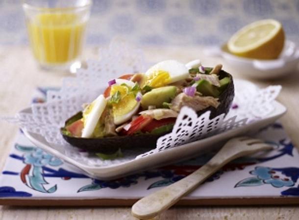Abacate a monda Funchal (gefüllte Avocados) Rezept
