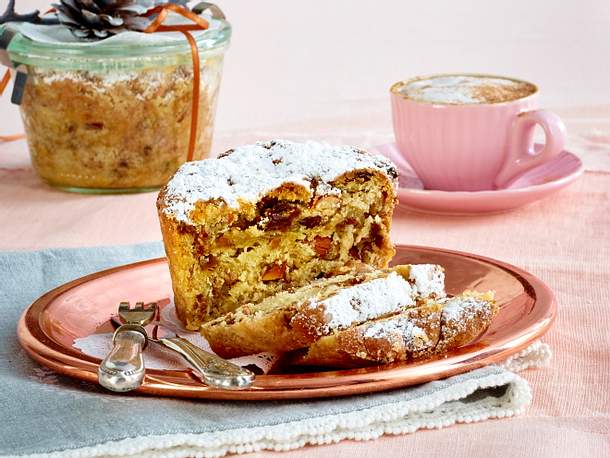 Advents-Butterstollen im Glas Rezept Advents-Butterstollen im Glas Rezept