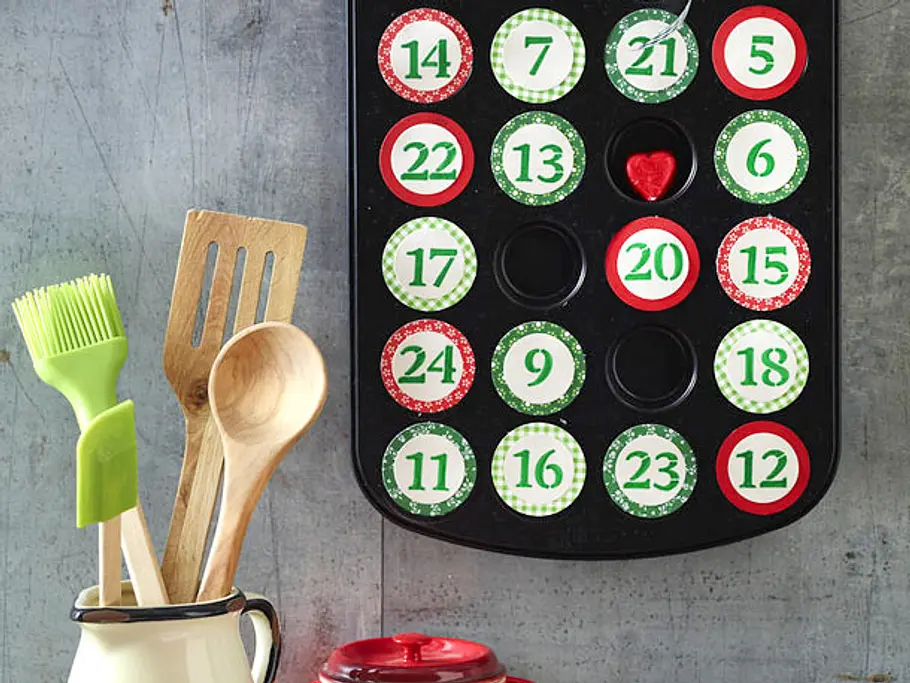 Adventskalender in der Muffinform