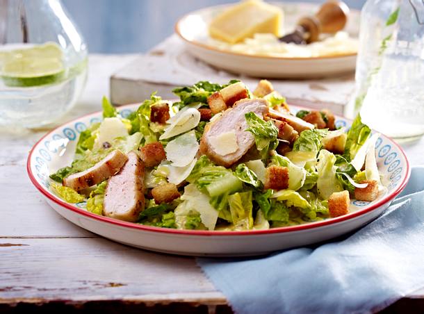 After-Work-Caesar-Salad Rezept