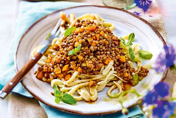 Alblinsen und Spätzle Rezept Alblinsen und Spätzle Rezept