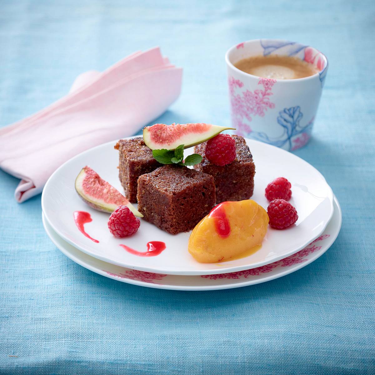 Alfons Schuhbeck bei Lanz kocht: Gewürzkuchen mit Mango-Chili-Sorbet in Chaitee gebraten Rezept