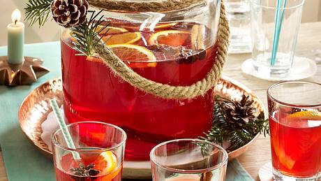 Alkoholfreier Cranberry-Punsch Rezept - Foto: House of Food / Bauer Food Experts KG