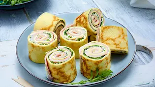 All-in-one Rolle herzhaft-würzig mit Schinken und Rucola Rezept - Foto: LECKER @ Bauer Media Group
