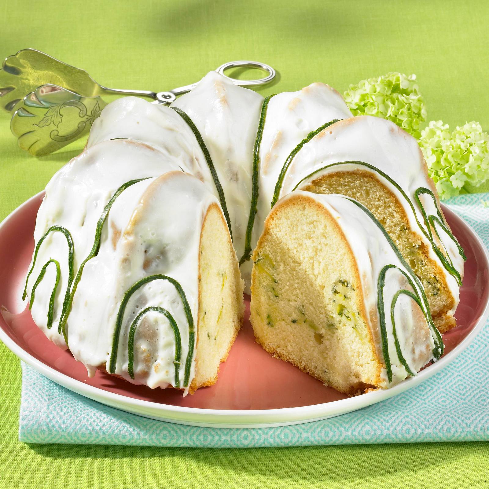 Aloe-Vera-Zucchini-Marmorkuchen Rezept
