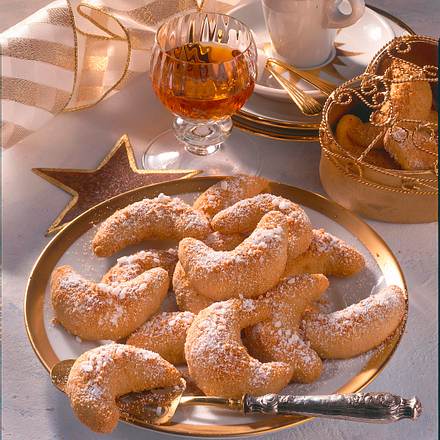 Amaretto-Kipferl Rezept Amaretto-Kipferl Rezept