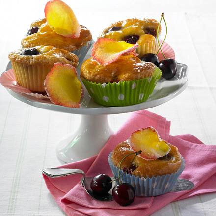 Amaretto-Kirsch-Muffins Rezept Amaretto-Kirsch-Muffins Rezept