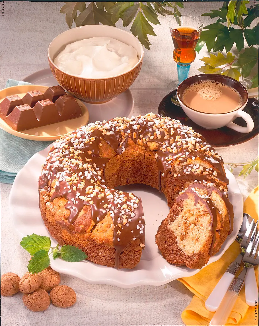 Amaretto-Marmorkuchen Rezept Amaretto-Marmorkuchen Rezept