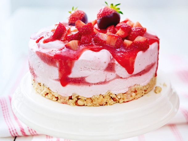 American Cheesecake mit Streuselboden Rezept American Cheesecake mit Streuselboden Rezept