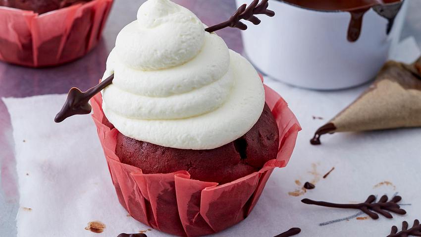 Amors Red-Velvet-Cupcake Rezept - Foto: House of Food / Bauer Food Experts KG