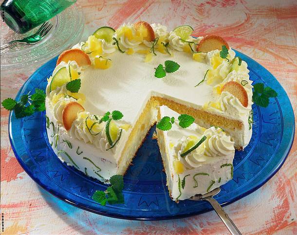 Ananas-Dickmilch-Torte Rezept Ananas-Dickmilch-Torte Rezept