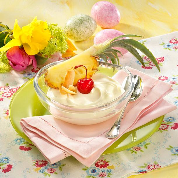 Ananas-Kokos-Creme Rezept Ananas-Kokos-Creme Rezept