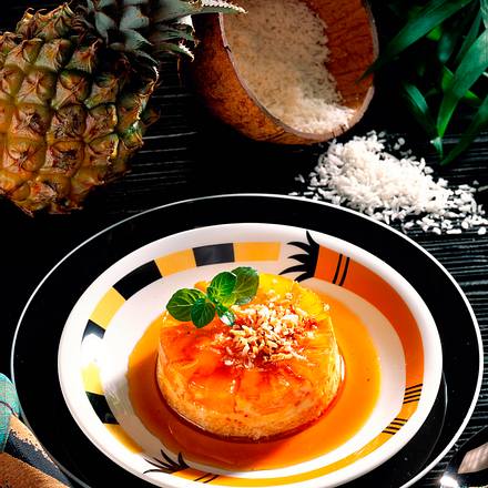 Ananas-Kokos-Flan Rezept Ananas-Kokos-Flan Rezept