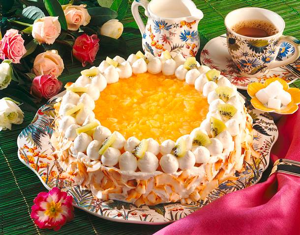 Ananas-Kokos-Quarktorte Rezept Ananas-Kokos-Quarktorte Rezept