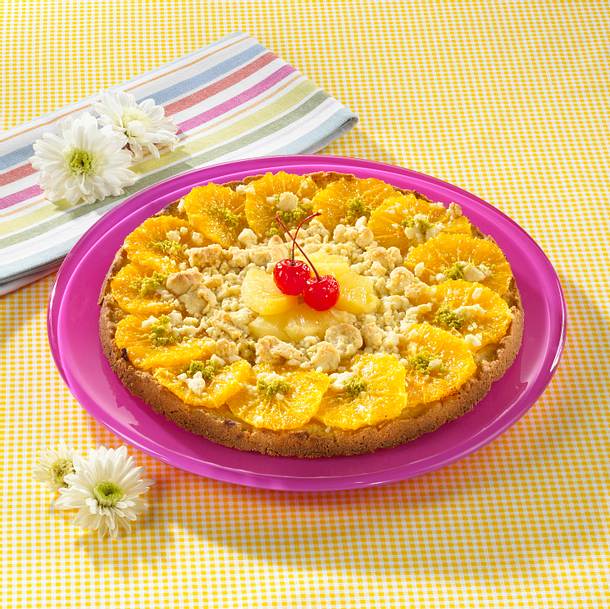 Ananas-Orangencrumble Rezept Ananas-Orangencrumble Rezept