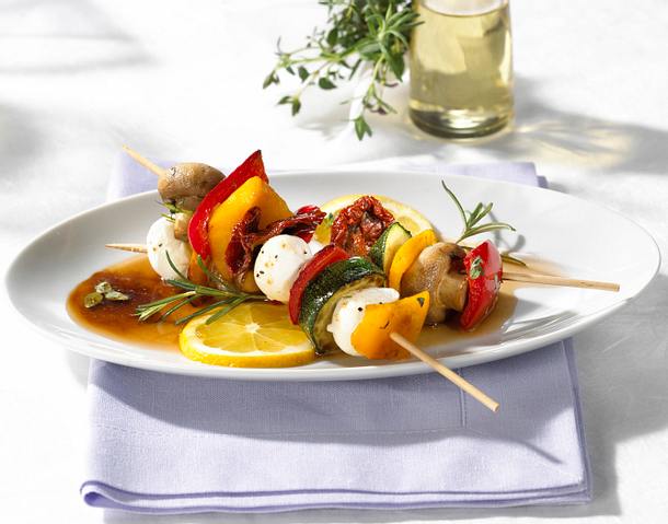 Antipasti-Schaschlik Rezept Antipasti-Schaschlik Rezept