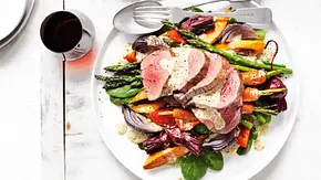 Antistressgemüse mit Rinderfilet Rezept - Foto: LECKER @ Bauer Media Group Antistressgemüse mit Rinderfilet Rezept - Foto: LECKER @ Bauer Media Group