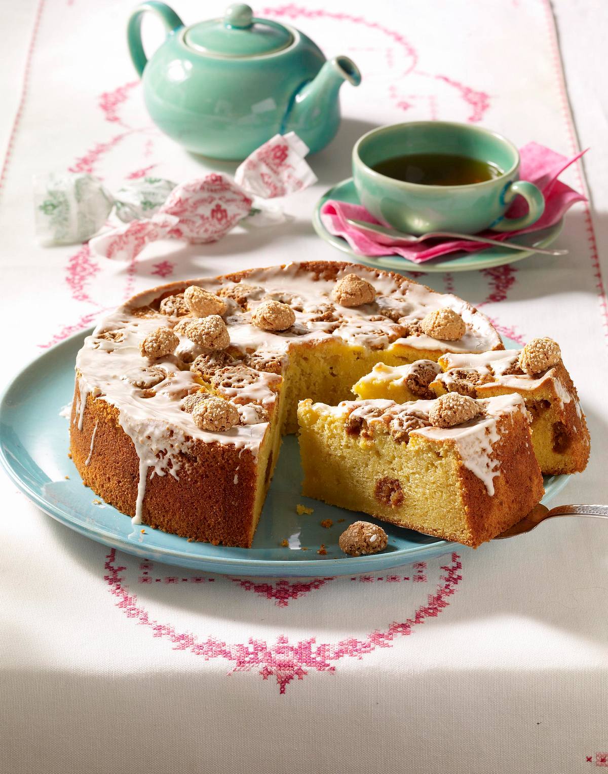 Apfel-Amaretto-Kuchen Rezept