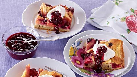 Apfel-Beeren-Kuchen mit Haselnussteig Rezept - Foto: House of Food / Bauer Food Experts KG