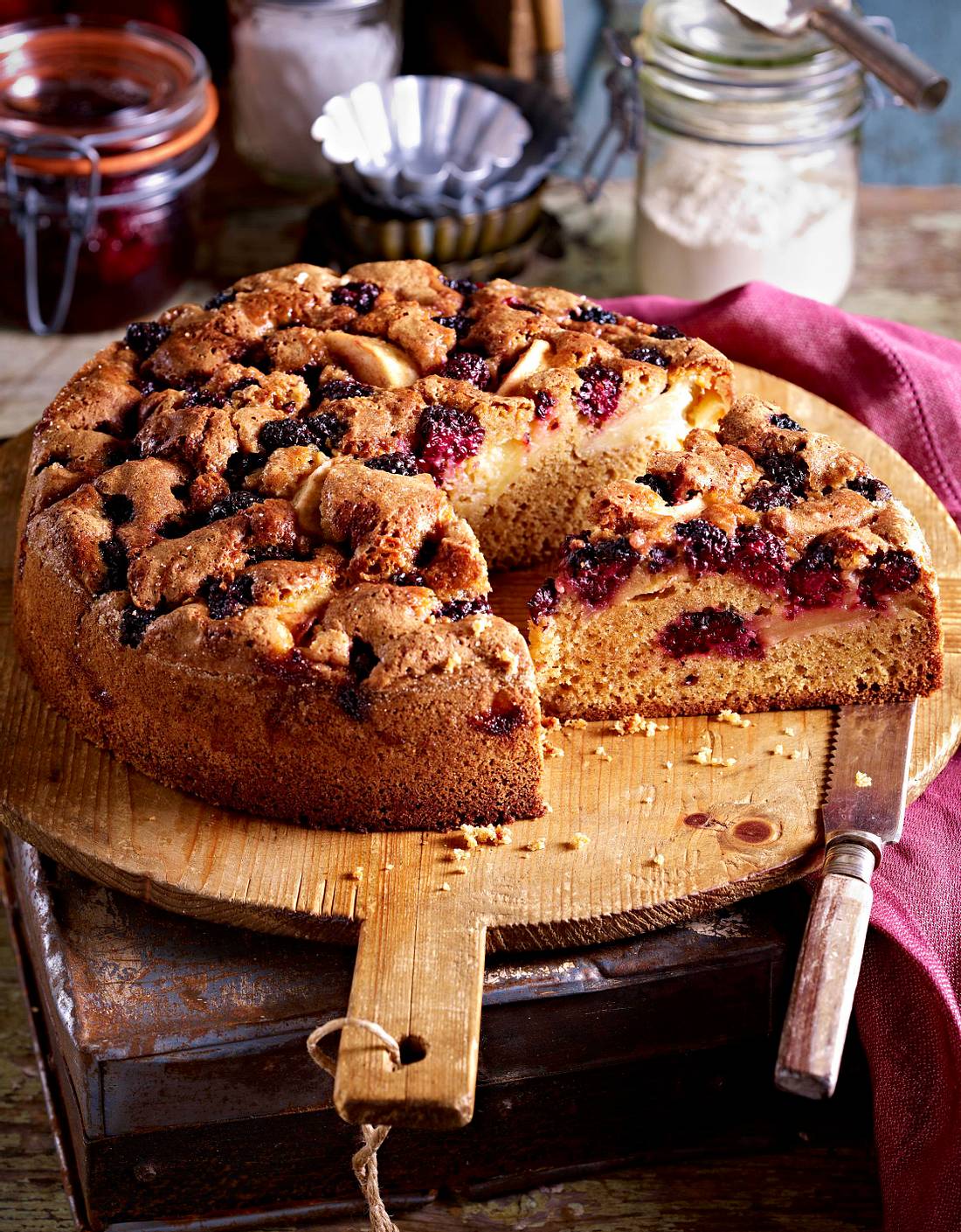 Apfel-Brombeer-Kuchen Rezept | LECKER