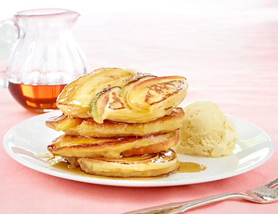 Apfel-Feigen Pancakes Rezept Apfel-Feigen Pancakes Rezept
