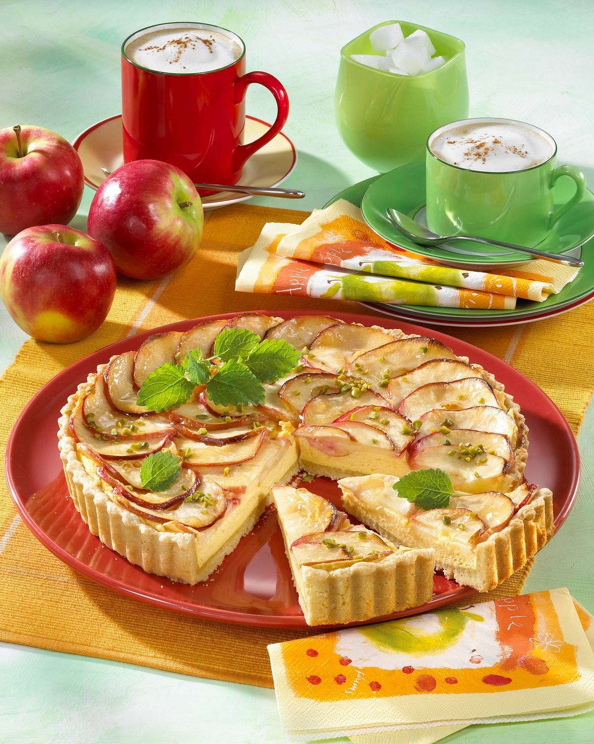 Apfel-Käse-Tarte Rezept