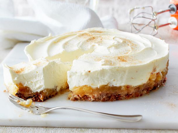 Cool gebliebene Apfel-Kekstorte Rezept Cool gebliebene Apfel-Kekstorte Rezept