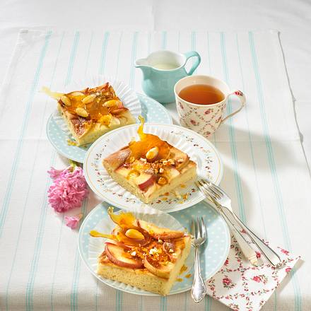 Apfel-Krokantkuchen Rezept Apfel-Krokantkuchen Rezept
