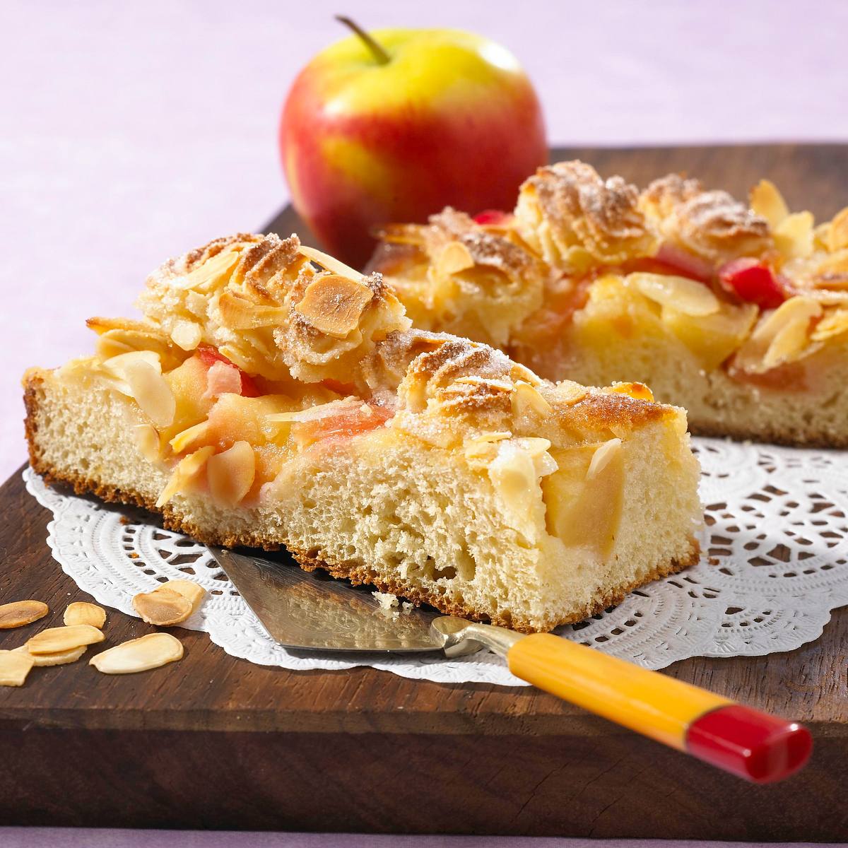 Apfel-Makronen-Kuchen Rezept