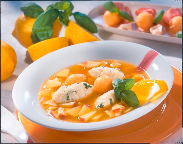 Apfel-Melonen-Suppe Rezept