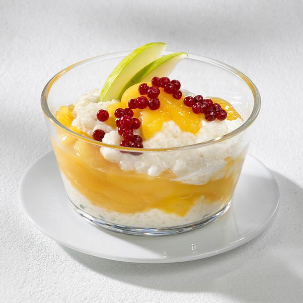 Apfel-Milchreis mit Preiselbeeren Rezept Apfel-Milchreis mit Preiselbeeren Rezept