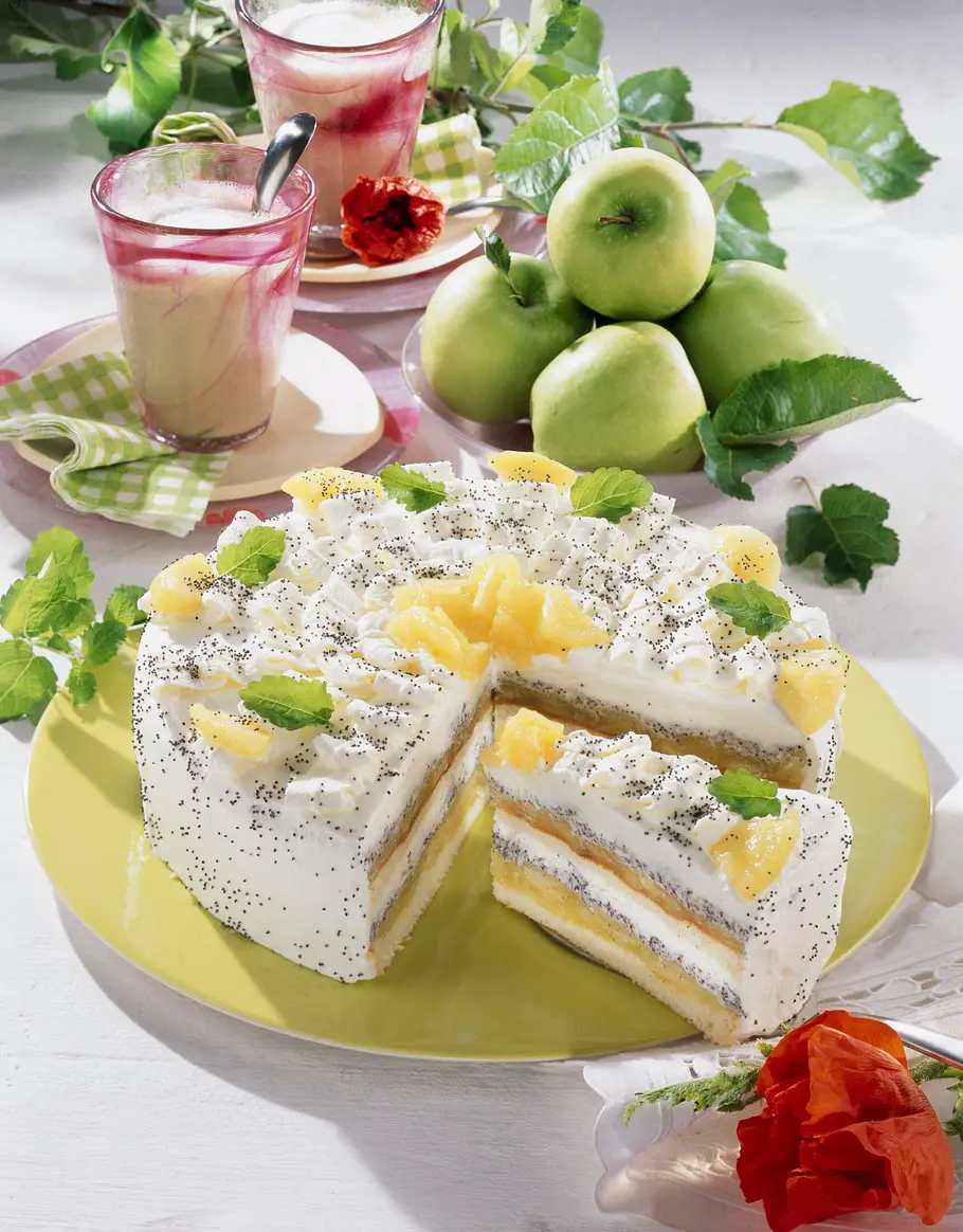 Apfel-Mohn-Torte Rezept Apfel-Mohn-Torte Rezept