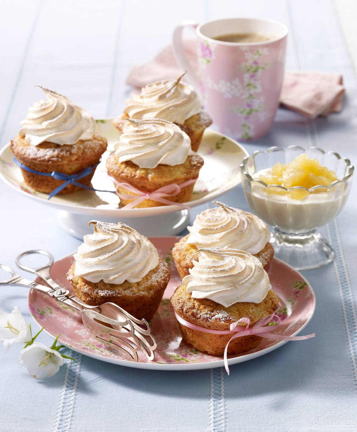 Apfel-Muffins mit Baiserhaube Rezept