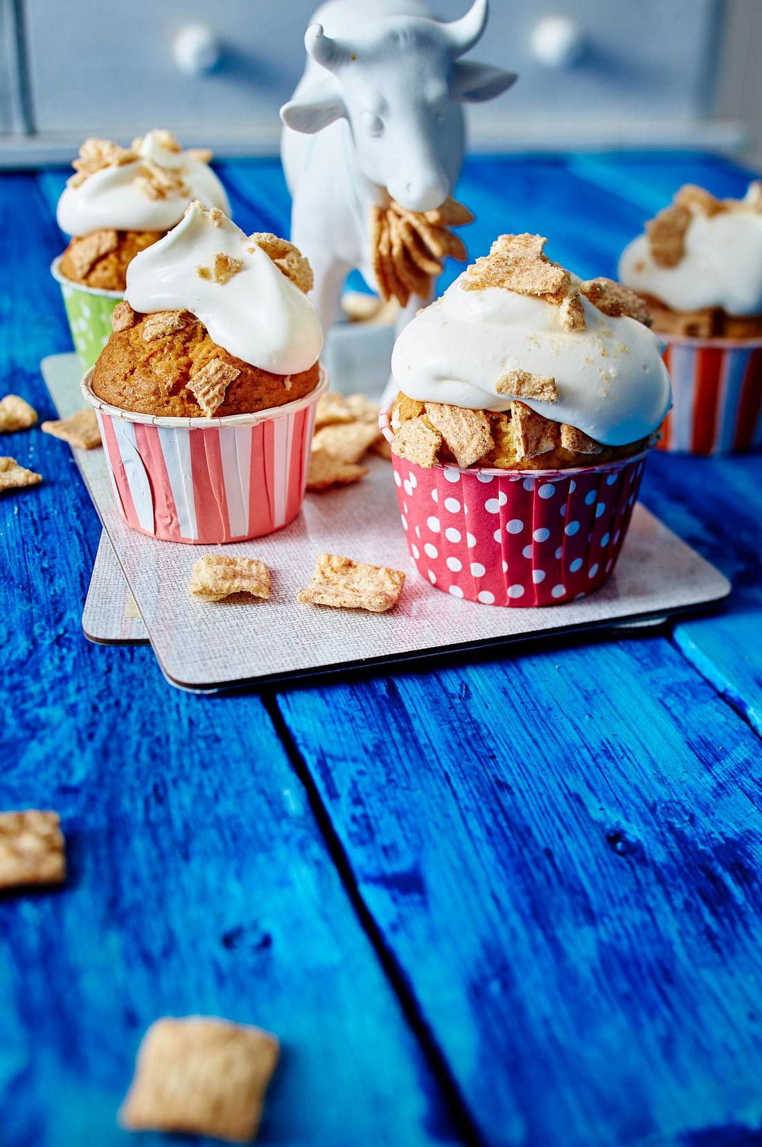 Apfel-Muffins mit Zimt-Knusper Rezept | LECKER