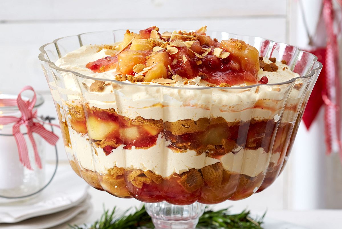 Apfel-Pfefferkuchen-Schichtspeise Rezept