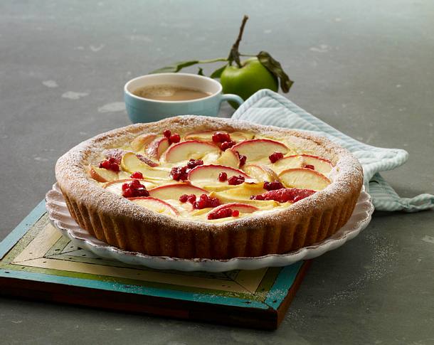Apfel-Preiselbeer-Wähe Rezept Apfel-Preiselbeer-Wähe Rezept