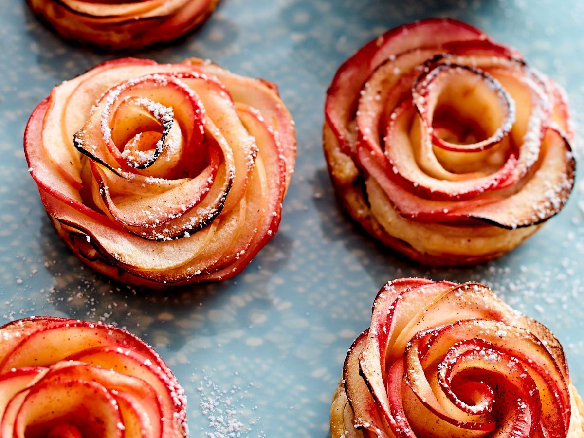 Apfel-Rosen Rezept