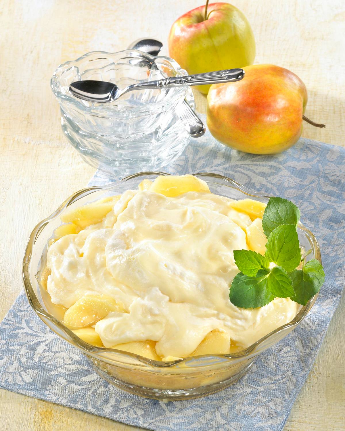 Apfel-Sahne-Pudding Rezept