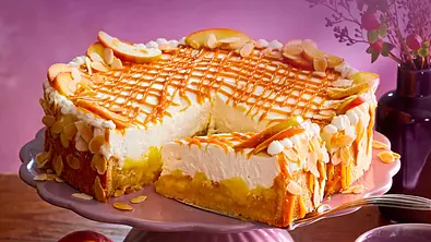 Apfel-Schmandtorte  mit Karamellgitter  Rezept - Foto: LECKER @ Bauer Media Group