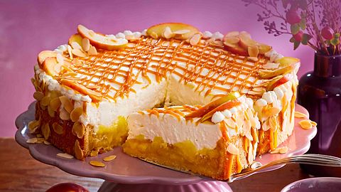 Apfel-Schmandtorte  mit Karamellgitter  Rezept - Foto: House of Food / Bauer Food Experts KG